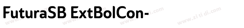 FuturaSB ExtBolCon字体转换 FuturaSB ExtBolCon字体转换